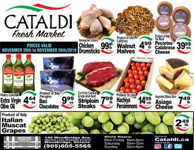 Cataldi Fresh Market Flyer November 20 to 26
