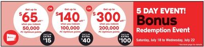 Shoppers Drug Mart Canada Bonus Redemption Event: Save up to $300 Off