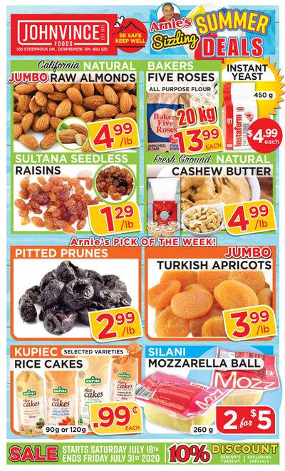 Johnvince Foods Flyer July 18 to 31