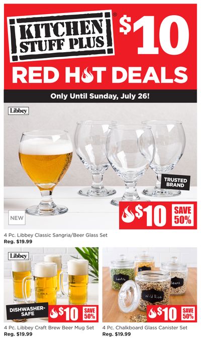 Kitchen Stuff Plus Red Hot Deals Flyer July 20 to 26