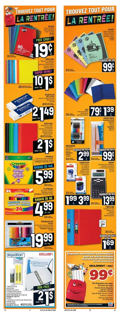 Jean Coutu (QC) Flyer July 23 to 29
