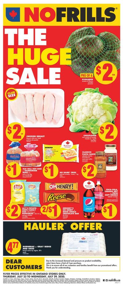 No Frills (ON) Flyer July 23 to 29