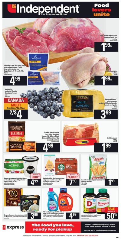 Independent Grocer (Atlantic) Flyer July 23 to 29