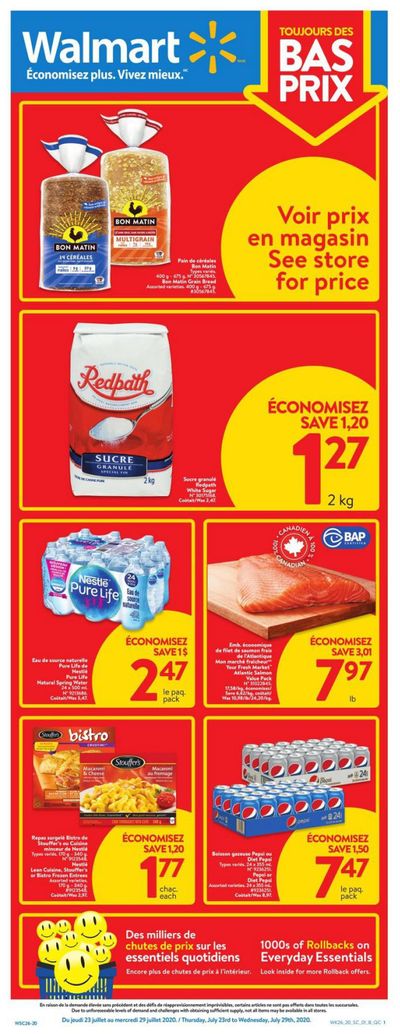 Walmart (QC) Flyer July 23 to 29