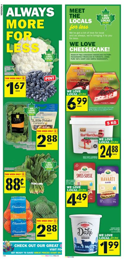 Food Basics (GTA, Kitchener and London Area) Flyer July 23 to 29