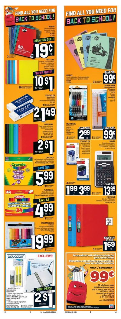 Jean Coutu (NB) Flyer July 24 to 30