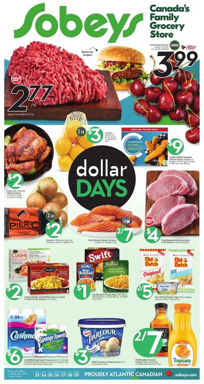 Sobeys (Atlantic) Flyer July 23 to 29