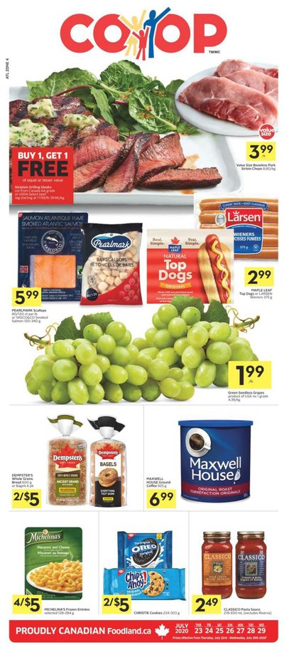 Foodland Co-op Flyer July 23 to 29