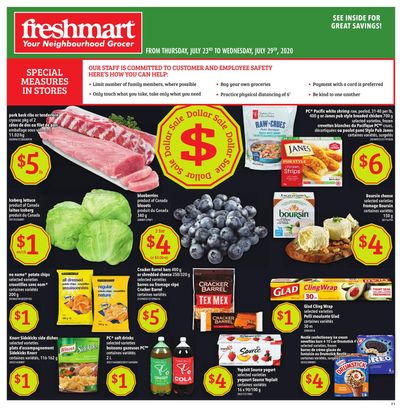 Freshmart (ON) Flyer July 23 to 29