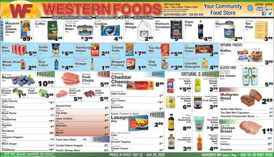 Western Foods Flyer July 22 to 28