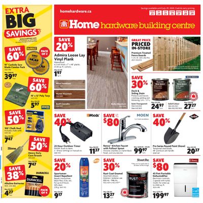 Home Hardware Building Centre (BC) Flyer July 23 to 29