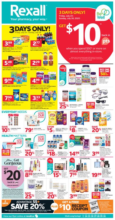 Rexall (AB) Flyer July 24 to 30