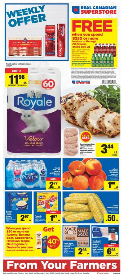 Real Canadian Superstore (West) Flyer July 24 to 30