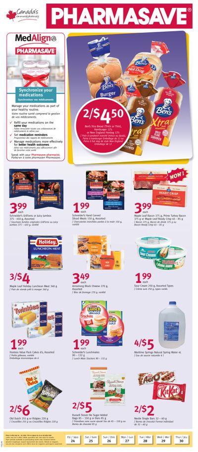 Pharmasave (NB) Flyer July 24 to 30