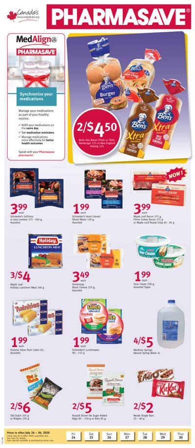 Pharmasave (Atlantic) Flyer July 24 to 30