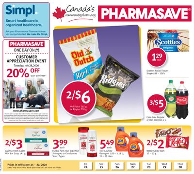 Pharmasave (SK & MB) Flyer July 24 to 30