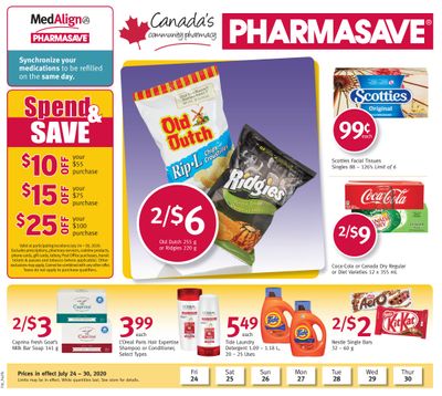 Pharmasave (BC) Flyer July 24 to 30