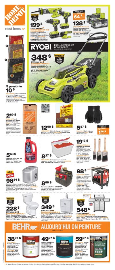 Home Depot (QC) Flyer July 23 to 29