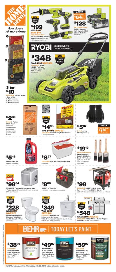 Home Depot (BC) Flyer July 23 to 29