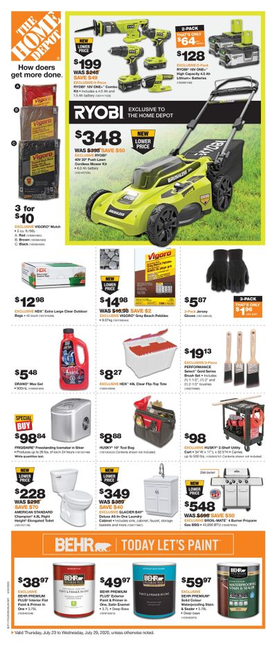 Home Depot (Atlantic) Flyer July 23 to 29