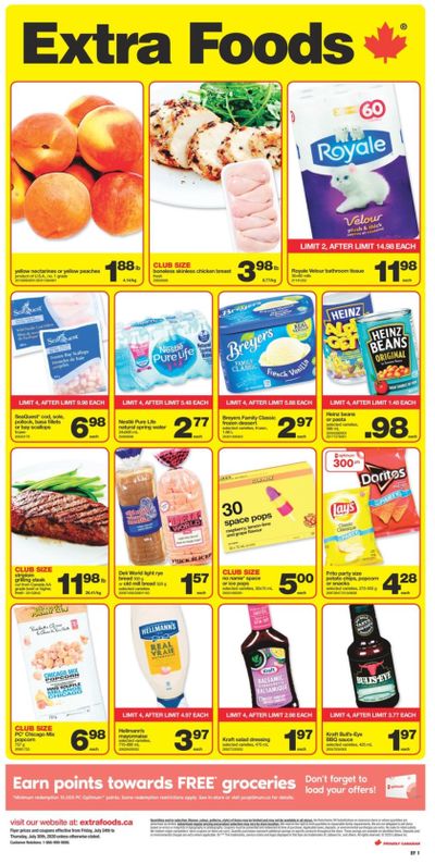 Extra Foods Flyer July 24 to 30
