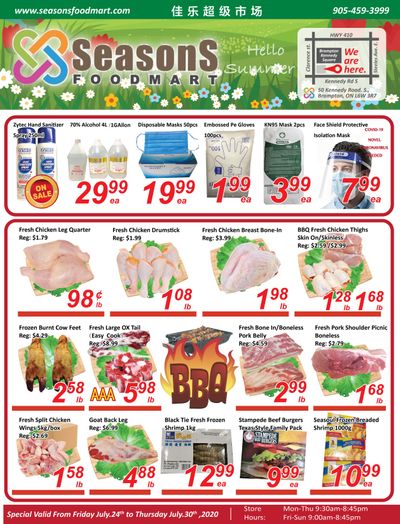 Seasons Food Mart (Brampton) Flyer July 24 to 30