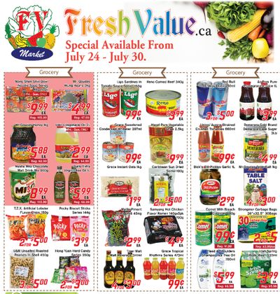 Fresh Value Flyer July 24 to 30