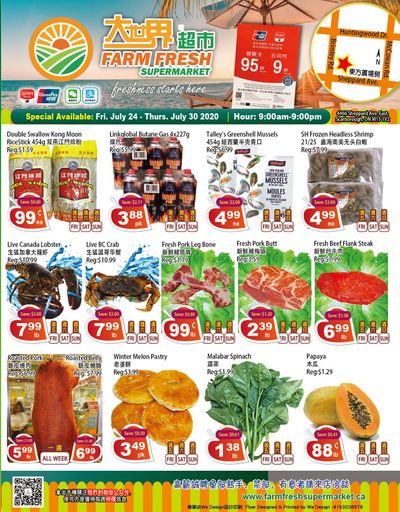 Farm Fresh Supermarket Flyer July 24 to 30
