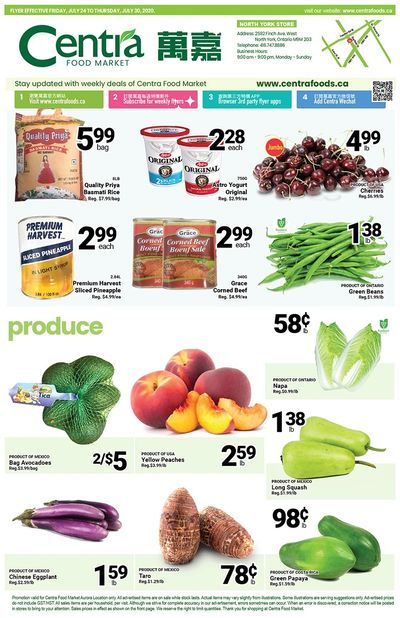 Centra Foods (North York) Flyer July 24 to 30