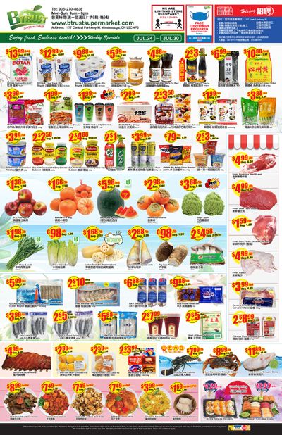 Btrust Supermarket (Mississauga) Flyer July 24 to 30