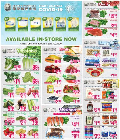 Grant's Food Mart Flyer July 24 to 30