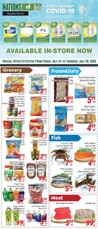 Nations Fresh Foods (Vaughan) Flyer July 24 to 30