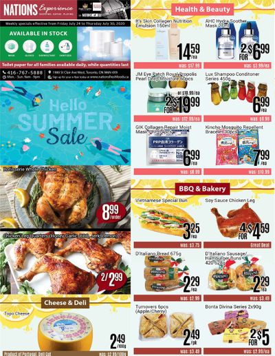 Nations Fresh Foods (Toronto) Flyer July 24 to 30