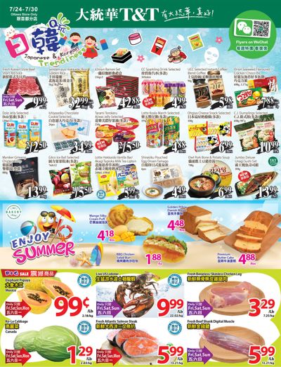T&T Supermarket (Ottawa) Flyer July 24 to 30