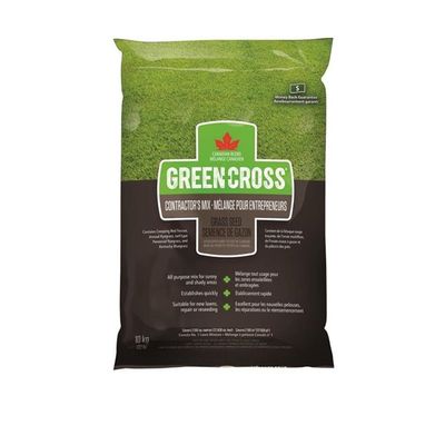 Green Cross 10-kg Contractor's Mix Grass Seed On Sale for $34.74 (Save $23.25) at Lowe's Canada