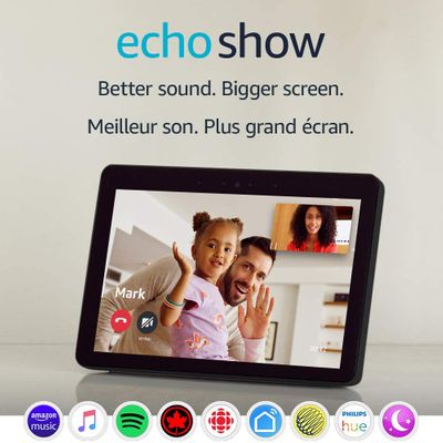 Echo Show (2nd Gen) – Premium sound and a vibrant 10.1” HD screen - Charcoal On Sale for $299.99 at Amazon Canada