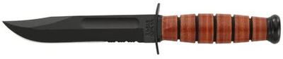 KA-BAR Short Kabar US Marine Corp Knife, Serrated, Leather Sheath On Sale for $22.69 at Amazon Canada