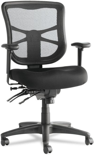 Alera Elusion Series Mesh Mid-Back Multifunction Chair, Black On Sale for $149.47 (Save $417.62) at Amazon Canada