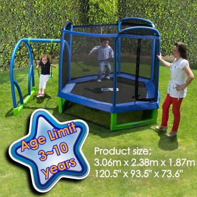 Trainor Sports My First Jump And Swing Trampoline Set On Sale for $269.98 at Walmart Canada