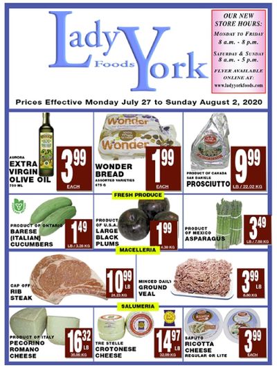 Lady York Foods Flyer July 27 to August 2
