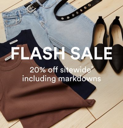 Flash Sale | This weekend, get your summer outfits at 20% off