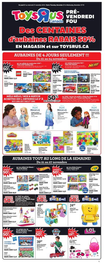 Toys R Us (QC) Flyer November 21 to 27