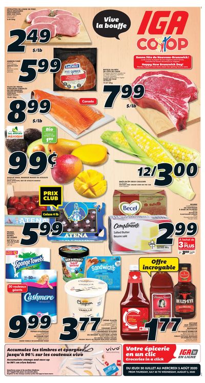 IGA (NB) Flyer July 30 to August 5