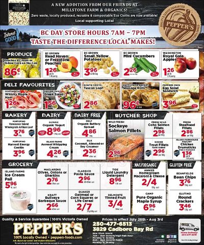 Pepper's Foods Flyer July 28 to August 3