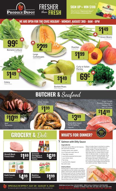 Produce Depot Flyer July 29 to August 4