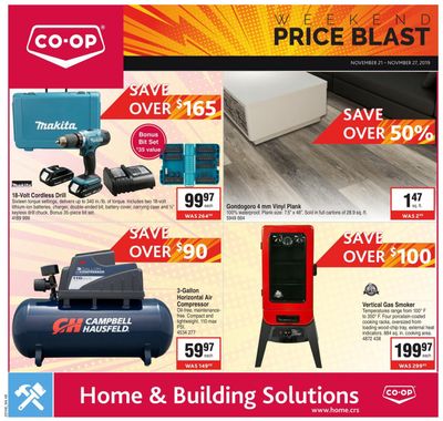 Co-op (West) Home Centre Flyer November 21 to 27