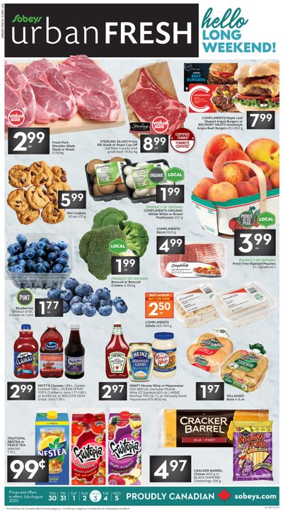 Sobeys Urban Fresh Flyer July 30 to August 5