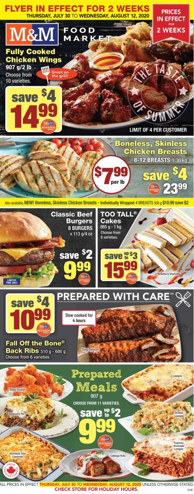 M&M Food Market (ON) Flyer July 30 to August 12