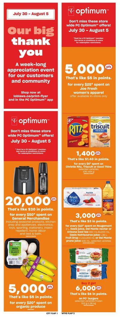 Loblaws City Market (West) Flyer July 30 to August 5