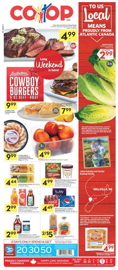 Foodland Co-op Flyer July 30 to August 5